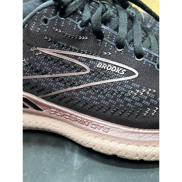 Brooks Glycerin 19 Womens Running Shoes Size 10 Black Pink Cushioned - Picture 2 of 11